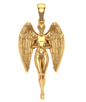 Підвіска "Angel", жовте золото, без ланцюжка